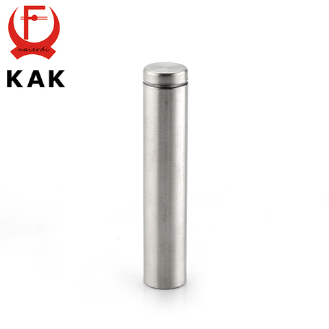 10PCS KAK Glass Fasteners 12mm Stainless Steel Acrylic Advertisement Standoffs Pin Nails Billboard Fixing Screws Hardware ► Photo 1/6