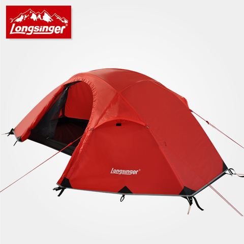 Silicon ultra-light single double layer aluminum rod outdoor camping alpine tents winter tent ► Photo 1/3