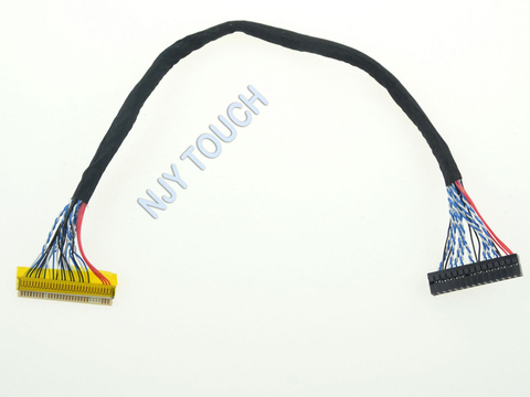 FIX-S6 30Pin LVDS Cable 26cm long 2ch 6-bit 6 Bits 30 pins LVDS Interface for 15 inch 15.4 inch 17 inch 17.1 inch TFT  LCD 30P ► Photo 1/3