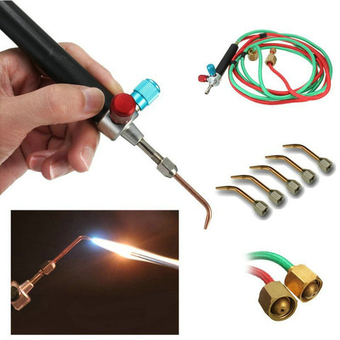 Micro Torch Welding Torch Smiths Little Torch Oxy Propane Jewellers Torch Gold Soldering With 5 Tips For Gold Silver ► Photo 1/6