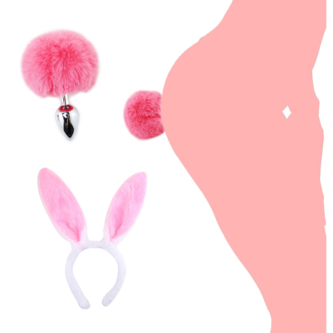 Gifts for Lover Sex Toys Kawaii Bunny Tail With Ears Female Butt Plug Cute Rabbit Tail With Plush Ear Metal Anal Plug Women Gay - Price history & Review | AliExpress Seller - Gifts for Lover Sex Toys Kawaii Bunny Tail With Ears Female Butt Plug Cute Rabbit Tail With Plush Ear Metal Anal Plug Women Gay - Price history & Review | AliExpress Seller -