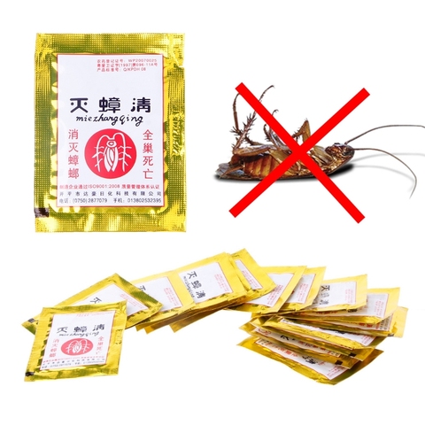 15PCS Cockroach Repellent Trap Poison Pest Portfolio Indoor Family Bug Control ► Photo 1/6