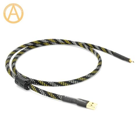 HIFI USB To Micro USB Cable For Computer DAC Mobile Cell Phone Tablet USB Type A To Micro USB Data Audio Cable,Handcrafted ► Photo 1/5