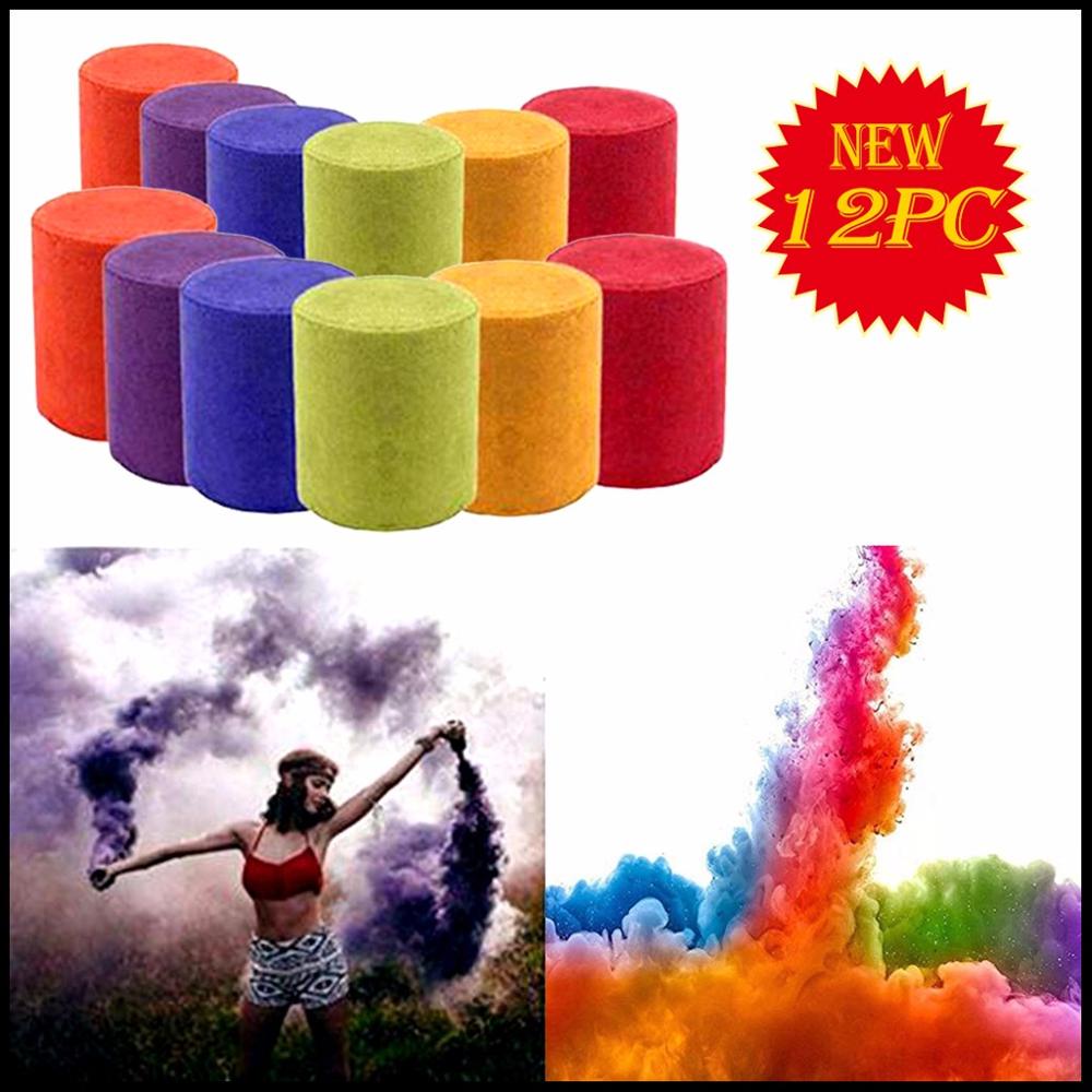 7X Multi-Colors Smoke Effect Cake Shows Bomb Stage Photography Party Aiding-Toys 