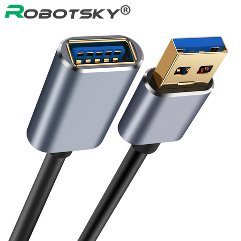 USB 3.0 Extension Cable 0.5m 1m 1.5m USB Extender USB3.0 Type A Male to Female Data Transfer Sync Cables Code for Computer ► Photo 1/6