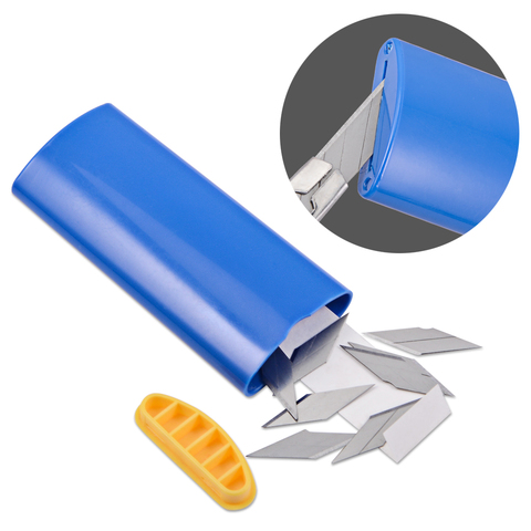 EHDIS Professional Trash Blades Disposer Pocket For 30 Degree Steel Snap Off Baldes Knife Paper Film Vinyl Cutter Tools Storage ► Photo 1/6
