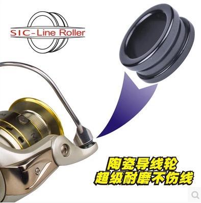 SIC line roller for spinning fishing reel,ceramic line roller,1 piece/lot ► Photo 1/1