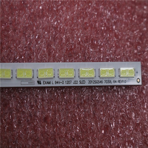 LJ64-03495A LTA460HN05 46EL300C 46HL150C LED strip SLED 2012SGS46 7030L 64 REV1.0 1 Piece=64LED 570MM ► Photo 1/4