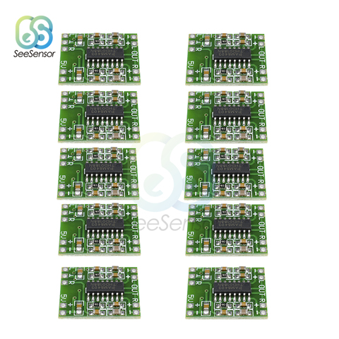 10pcs/lot PAM8403 Super Mini Digital Amplifier Board 2 * 3W Class D 2.5V To 5V Power Audio Amplifier Board Module ► Photo 1/6