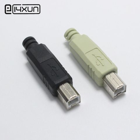 1set Type B Male USB Printer Scanner Extender Adapter Data Sync Coupler Converter DIY Repair Connector Free-Welding ► Photo 1/6