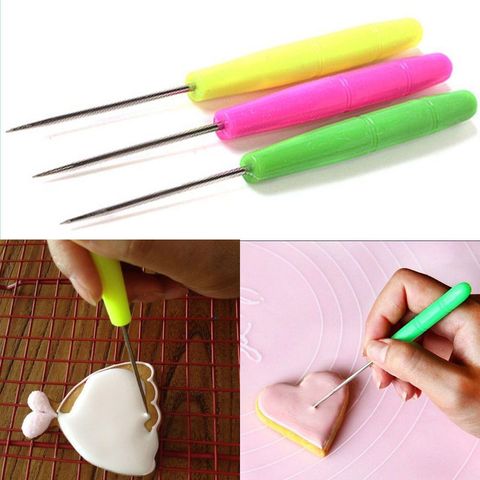 1pc Durable Biscuit Needle Cake Tester Baking Tools Stainless Steel Biscuit Icing Sugar Needle Baking & Pastry Tools Dropship ► Photo 1/6