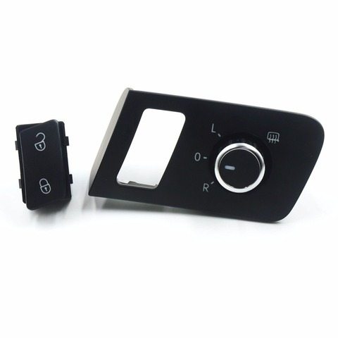 Central Saftey Door Control Mirror Switch Button For Volkswagen VW Touran Caddy 2003 - 2015 OE: 1T0 962 125B ,1T1 959 565F ► Photo 1/6