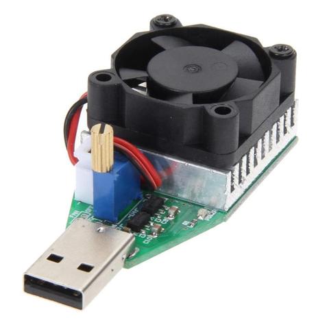 RD 15W Industrial Grade Electronic Load Resistor USB Interface Discharge Battery Capacity Test Meter with Fan Adjustable Current ► Photo 1/6