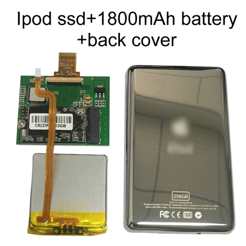 New SSD 128G 256G 512G For Ipod classic 7Gen 7th 160GB Ipod video 5th Replace MK3008GAH MK8010GAH MK1634GAL Ipod HDD hard disk ► Photo 1/6
