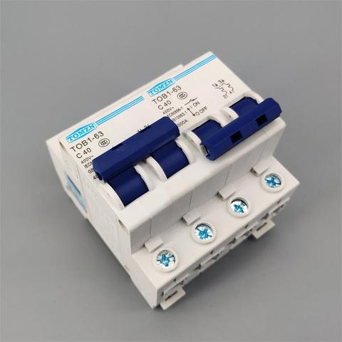 2P 40A MTS Manual transfer switch Circuit breaker MCB 50HZ/60HZ 400~ ► Photo 1/5
