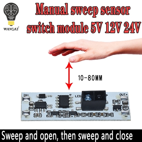 Short Distance Scan Sensor Sweep Hand Sensor Switch Module 36W 3A Constant Voltage for Auto Smart Home Compatible XK-GK-4010A ► Photo 1/6