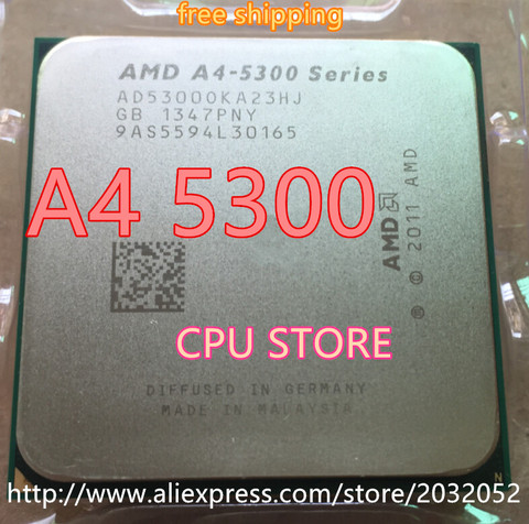 AMD A4 5300 3.4 G L2 1 M Dual core soquete FM2 A4-5300 CPU 65W Dual-Core A4-Series (working 100% Free Shipping) ► Photo 1/1