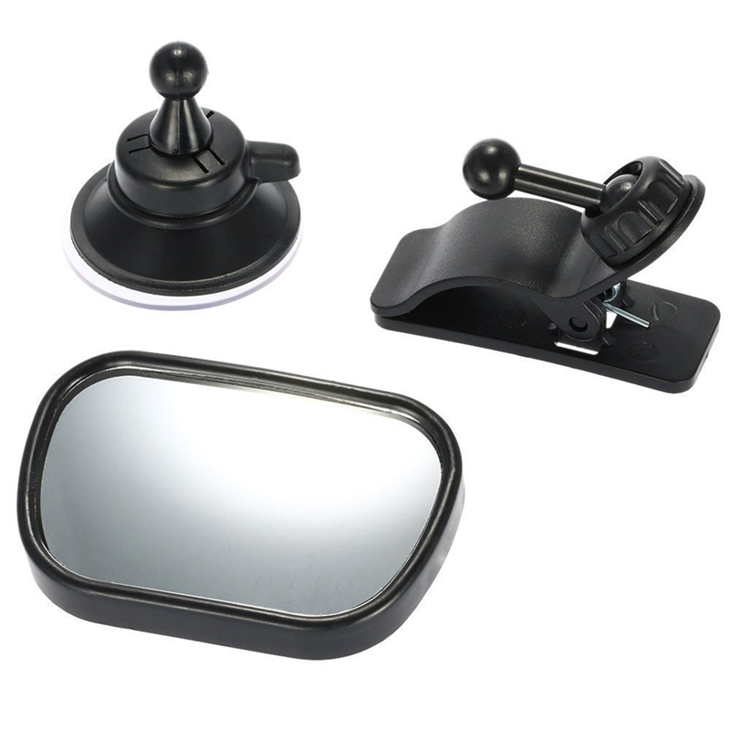 2 in 1 Mini Safety Car Back Seat Baby View Mirror Adjustable Baby Rear Ward Convex Mirror Car Baby Kids Monitor Car Accessories 