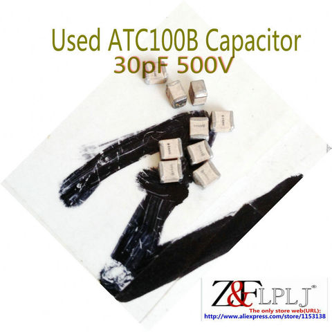 Multilayer ceramic Capacitor ATC100B300JT500XT  ATC-100B  30pF 500V  / High Q capacitors 30PF TA300J a300k D300 USED 20pcs/lot ► Photo 1/1