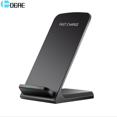 DCAE Qi Wireless Charger Stand For iPhone 11 Pro XS Max XR X 8 for Samsung S10 S9 S8 Xiaomi mi 9 10W Fast Charging Dock Station ► Photo 1/6