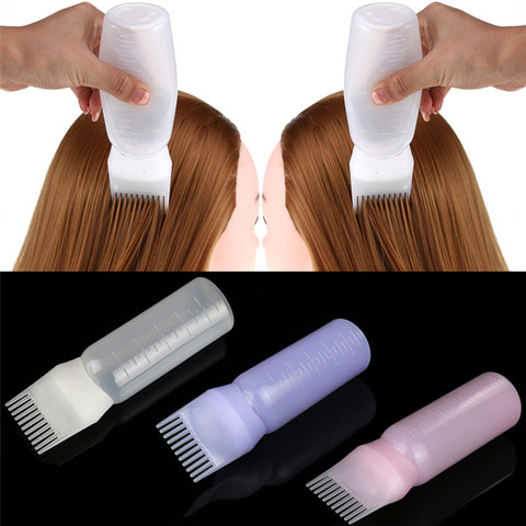 120 ML Professional Hair Colouring Comb Empty Hair Dye Bottle With Applicator Brush Dispensing Salon Hair Coloring Styling Tool ► Photo 1/6