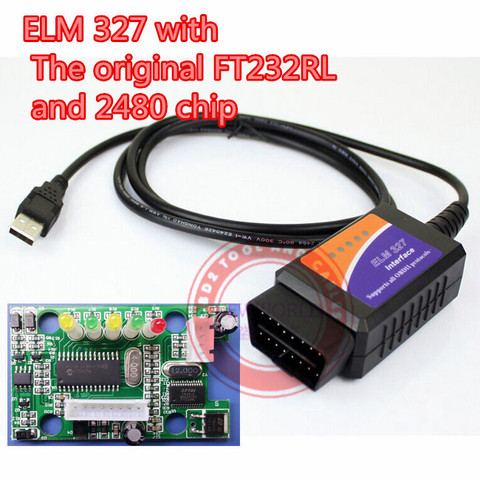 elm 327 usb with The original FT232RL and PIC18F2480 chip the elmconfig  software elm327 usb obd scanner - Price history & Review, AliExpress  Seller - Shop1181908 Store
