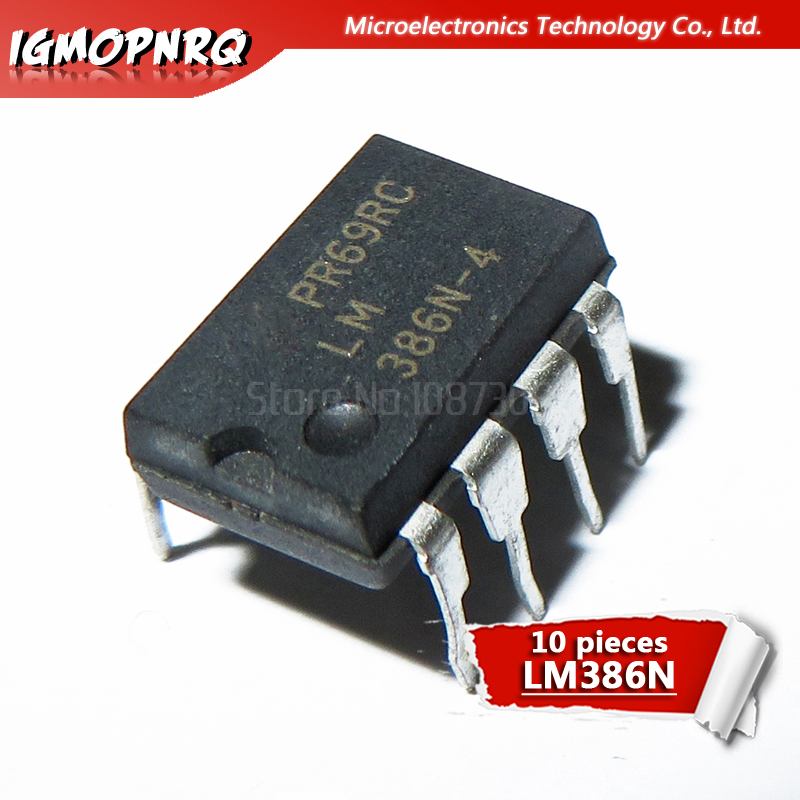 10PCS LM386 LM386N DIP-8 Audio Power AMPLIFIER IC 