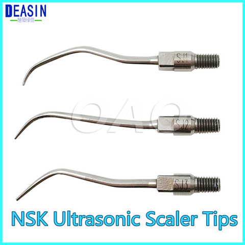 S1 S2 S3 Dental Ultrasonic Scaler Tips scaling tips handpiece Fits For NSK ► Photo 1/6
