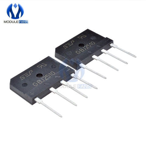 5PCS GBJ2510 1000V 25A Diode Bridge Rectifier Single Phase Bridge Rectifier High Frequency Diy Electronic ► Photo 1/2