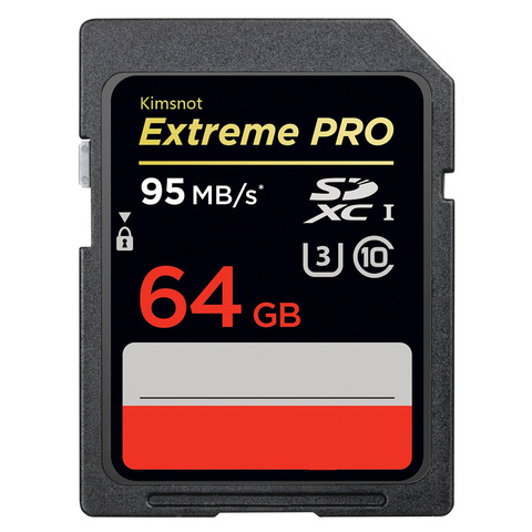 Kimsnot Extreme Pro Memory Card 32GB 16GB SDHC Card 128GB 64GB 256GB SDXC SD Card Camera Class10 UHS-I 633x 95mb/s Real Capacity ► Photo 1/6