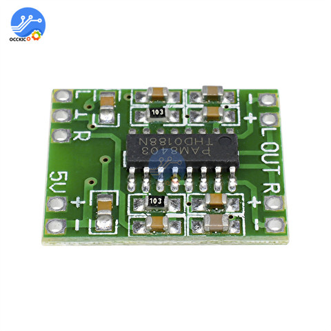 5PCS 3W×2 Mini Digital power Audio Amplifier Board USB 5V Power Supply Arduino