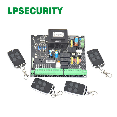 LPSECURITY Swing gate opener motor pcb circuit board controller card for 220V AC swing linear motor actuators ► Photo 1/1