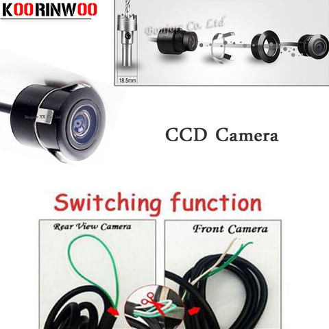 Koorinwoo CCD Car parking Backup Camera / Front Camera Switching Reversing Vehicle Rear view Form Camera Parking Assist Sytem ► Photo 1/6
