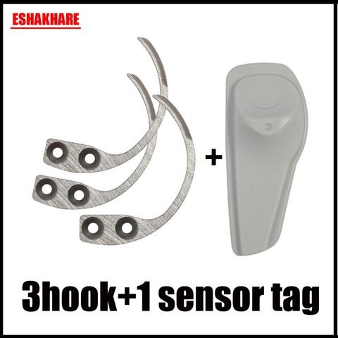 security hook detacher 3 piece for 58Khz super eas tag 3 key detacher and 1 sensor tag eas systems ► Photo 1/6