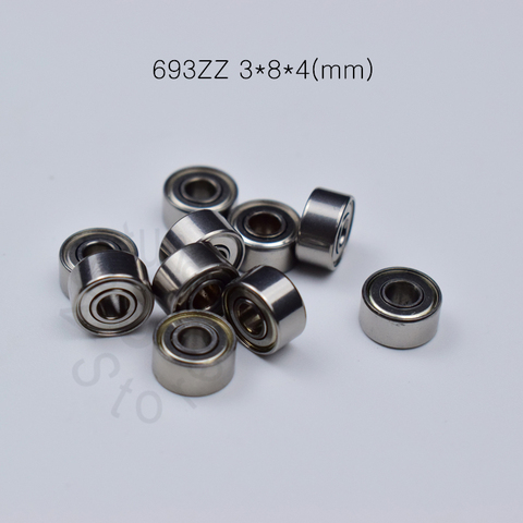 693ZZ 3*8*4(mm) 10pieces Bearing free shipping ABEC-5 Metal Sealed Miniature Mini Bearing 693 693Z 693ZZ chrome steel ABEC-5 ► Photo 1/6