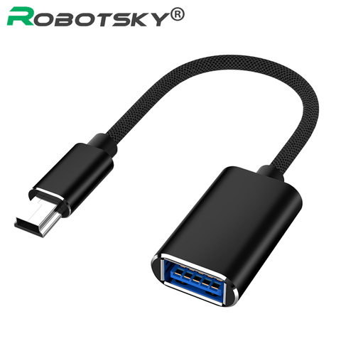 Mini USB OTG Cable Fast Speed USB Mini-B 5Pin Male to USB 3.0 Female Data Converter Adapter Cable for Samsung galaxy Android ► Photo 1/6