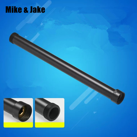 Black shower extend pipe 30cm length shower mixer pipe brass shower pipes bath showrr straight pipe 30cm length ► Photo 1/4