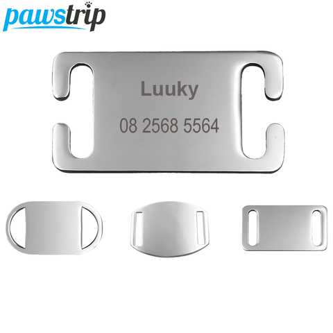 Buy Online Pawstrip Stainless Steel Pet Tag Custom Dog Tag Name Phone Engraved Dog Collar Nameplate Personalized Pet Dog Id Tags For Dogs Alitools