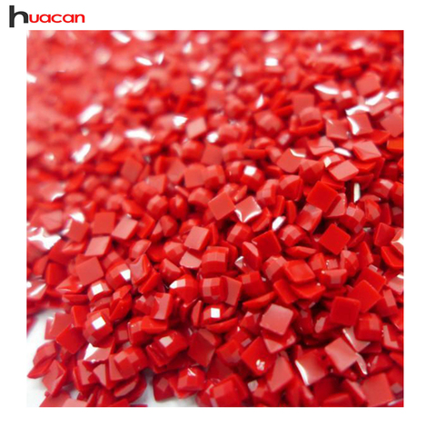 HUACAN DMC Rhinestones For Embroidery Full Square Drill Crystal For Diamond Painting  ► Photo 1/5