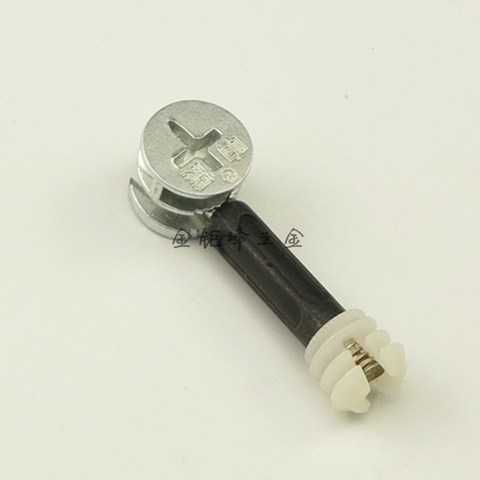 10pcs Three in one screw, furniture connector, clothes cabinet, desk, link, fixer, eccentric wheel nut connection. ► Photo 1/4