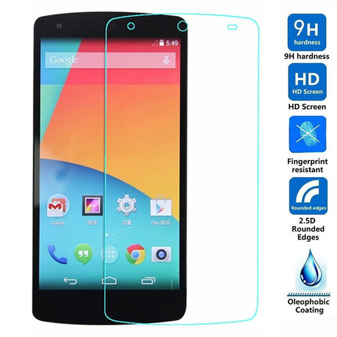 For LG Google Nexus 5 Tempered Glass 9H High Quality Protective Film Explosion-proof LCD Screen Protector For Nexus 5 E980 ► Photo 1/6