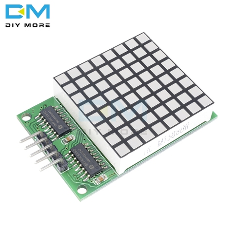 8x8 8*8 8 X 8 Square Matrix Red LED Display Dot 74hc595 Drive Driver Module For Arduino UNO MEGA2560 DUE Raspberry Pi Board ► Photo 1/6