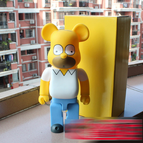 Hot Sale Bears brick The Simpons Father 400% Large Size Decoration Doll 28cm W/ Retail Box ► Photo 1/1