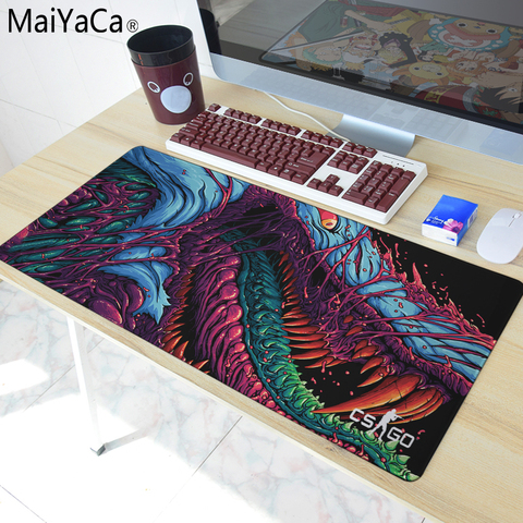 MaiYaCa The most fire Hyper beast CS GO Large Mouse Pad Overlock Edge Big Gaming mouse Pad Send BoyFriend the Best Gift 40x90cm ► Photo 1/6