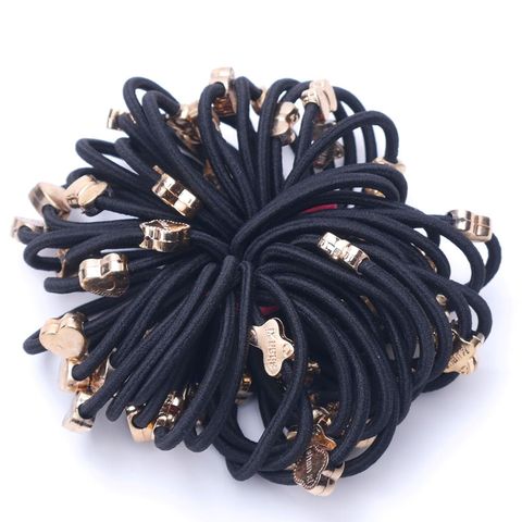 30PCS Lot Hair Rope Women Black Elastic Rubber Band Ponytail Holder Headband New Holder Rubber Bands Kids Hair Accessories ► Photo 1/5