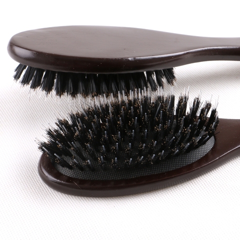HARMONY 1 Piece Boar Bristle Salon Hair Brush with Wooden-handle for Hair Extension ► Photo 1/6