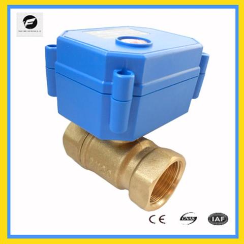 CWX-15 DN15 DN20 DN8 DN10 electric valve DC12v motorized valve two wires CR01 for water treatment,HVAC,water leak,water heater ► Photo 1/1