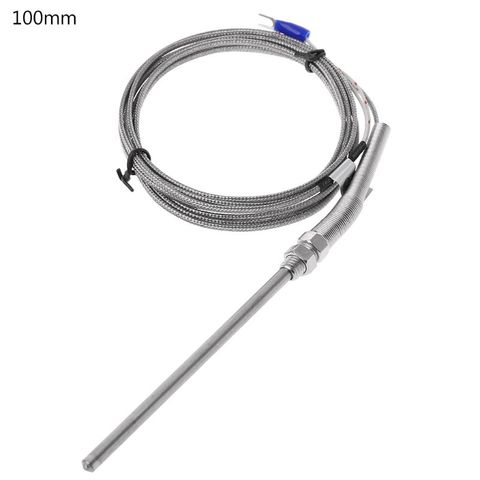 2m K Type Thermocouple Probe 50mm/100mm/150mm/200mm Stainless Steel Thermocouple 0-400 degree Temperature Sensor ► Photo 1/6