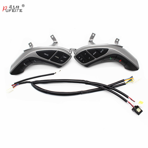 PUFEITE button switch for Hyundai Elantra i30  Steering wheel buttons phone cruise controller car accessories ► Photo 1/6