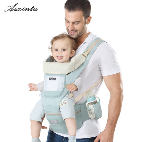 Ergonomic new born Baby Carrier Infant Kids Backpack Hipseat Sling Front Facing Kangaroo Baby Wrap for Baby Travel 0-36 months ► Photo 1/6
